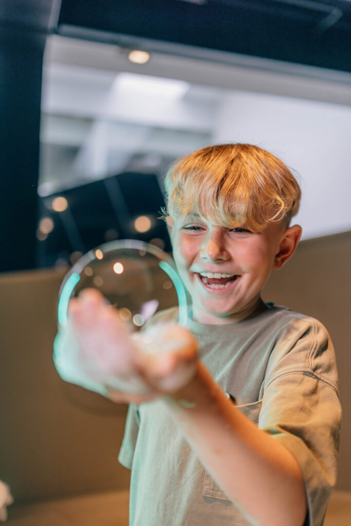 Bobleriet på Experimentarium