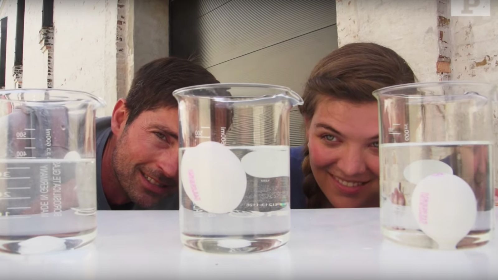 Flydende æg: I dette eksperiment skal du få et æg til at flyde på vandet.