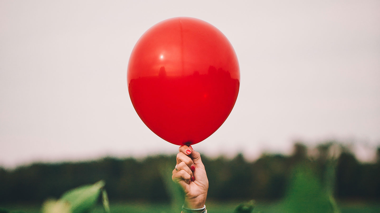rød ballon